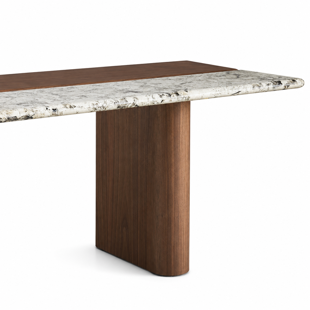mixed material dining table