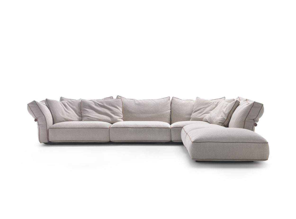 the Arthur Modular Sofa, made to order in custom layouts, premium fabrics and leathers for spacious contemporary New Zealand homes.